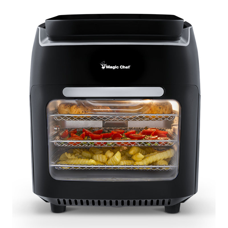 Magic Chef® 9.9 Liter Compact Countertop Digital Air Fryer Oven with 3